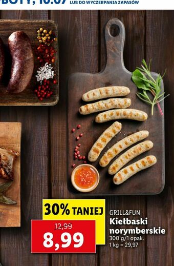 Lidl Kiełbaski norymberskie oferta