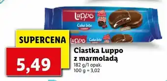 Lidl Ciastka Luppo z marmoladą oferta
