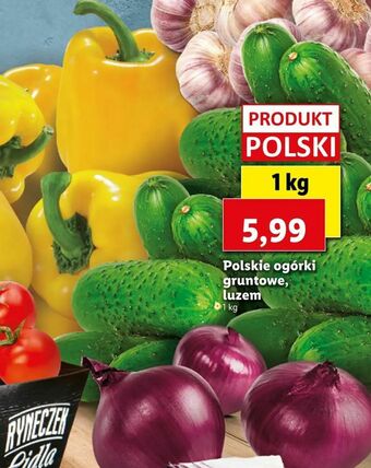 Lidl Polskie ogórki gruntowe, luzem oferta
