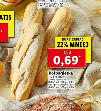 Lidl Półbagietka oferta