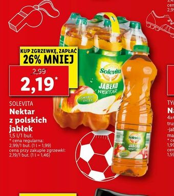 Lidl Nektar z polskich jabłek oferta