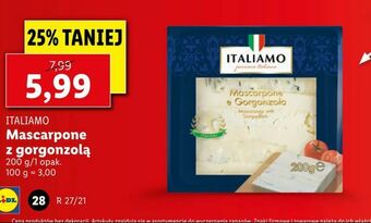 Lidl Mascarpone z gorgonzolą oferta