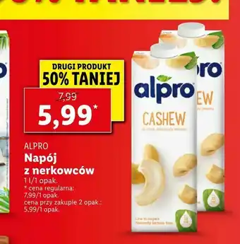 Lidl Napój z nerkowców oferta