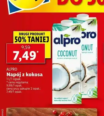 Lidl Napój z kokosa oferta