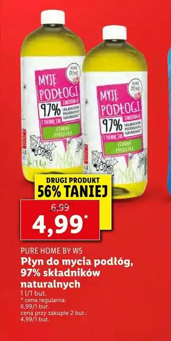 Lidl Płyn do mycia podłóg, 97% składników naturalnych oferta