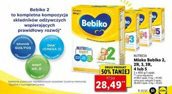 Lidl Mleko Bebiko 2, 2R, 3, 3R, 4 lub 5 oferta