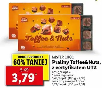 Lidl Praliny Toffee&Nuts, z certyfikatem UTZ oferta