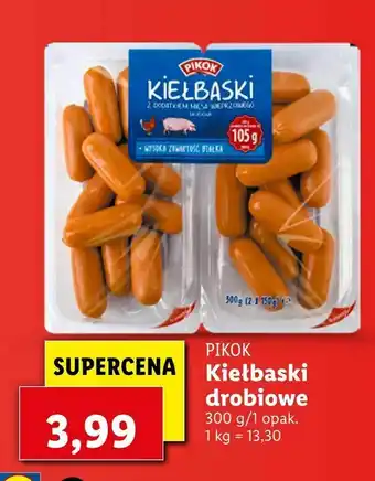 Lidl Kiełbaski drobiowe oferta