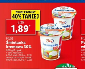 Lidl Śmietanka kremowa 30% oferta