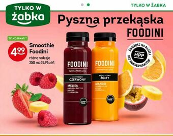 Żabka Smoothie Foodini oferta