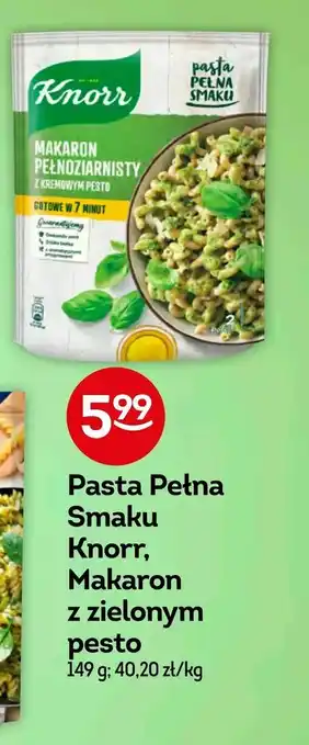 Żabka Pasta Pełna Smaku Knorr, Makaron z zielonym pesto oferta