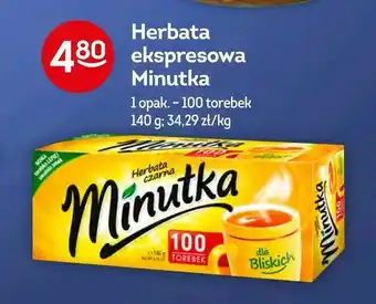 Żabka Herbata ekspresowa minutka oferta