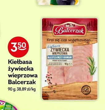 Żabka Kiełbasa żywiecka wieprzowa Balcerzak oferta
