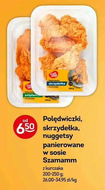Żabka Polędwiczki, skrzydełka, nuggetsy panierowane w sosie szamamm oferta