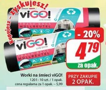 Dino Worki na śmieci 120 l vigo! oferta