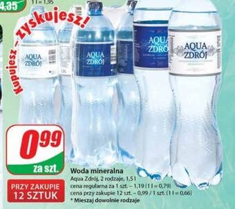 Dino Woda niegazowana aqua zdrój oferta
