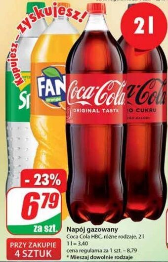 Dino Napój coca-cola zero oferta