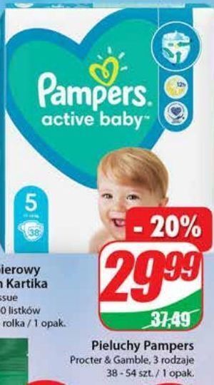 Dino Pieluszki dla dzieci 5 pampers active baby oferta