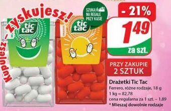 Dino Cukierki orange tic tac oferta