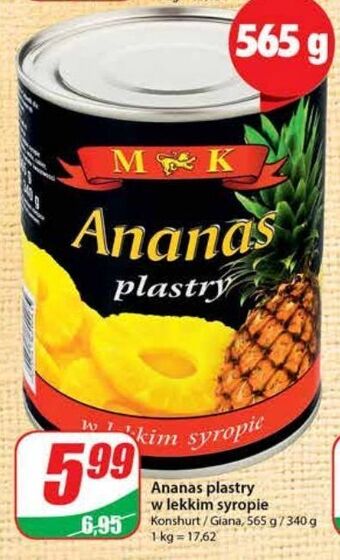 Dino Ananas plastry m&k oferta