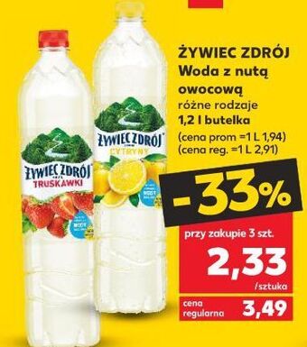 Kaufland Woda cytryna żywiec zdrój z nutą... oferta