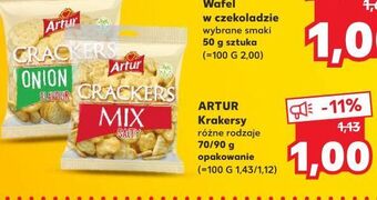 Kaufland Krakersy cebulka artur oferta
