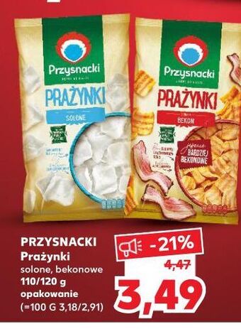 Kaufland Prażynki solone przysnacki oferta