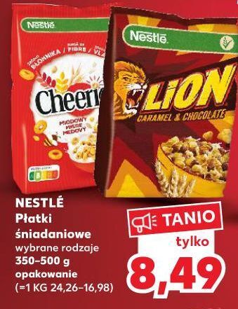 Kaufland Płatki śniadaniowe caramel & chocolate lion wildcrush oferta