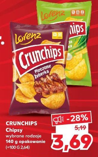 Kaufland Chipsy zielona cebulka crunchips oferta