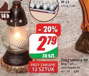 Dino Znicz szklany 9d oferta