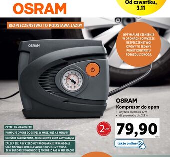 Kompresor do opon osram