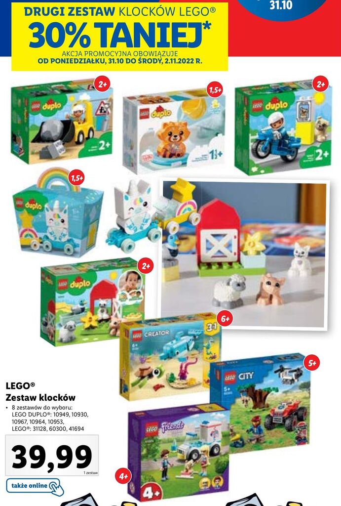 Promocja Klocki 10967 lego duplo w Lidl