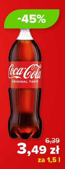 Coca-cola napój gazowany 1,5 l