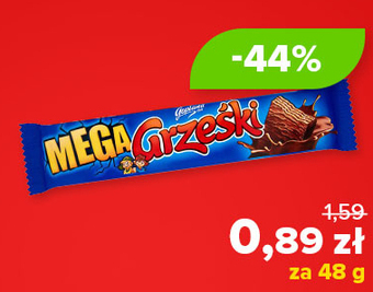 Barbora Grześki mega wafel przekładany kremem kakaowym w czekoladzie 48 g oferta