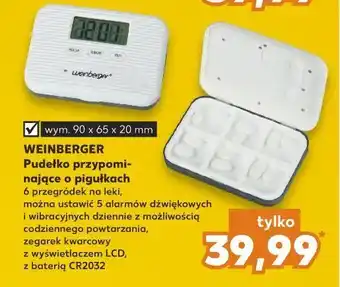 Kaufland Pudełko przypominające o lekach weinberger oferta