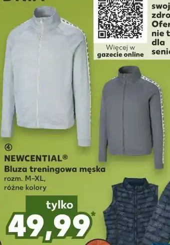 Kaufland Bluza męska m-xl newcential oferta