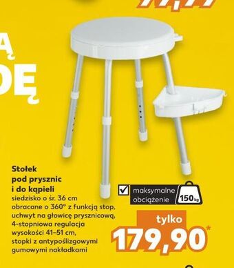 Kaufland Stołek pod prysznic oferta