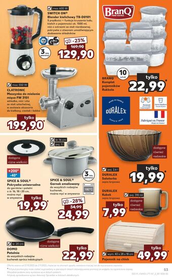 Kaufland Mikser tb-d0101 switch on oferta