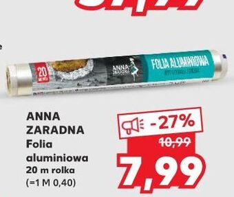 Kaufland Folia aluminiowa 20 m anna zaradna oferta