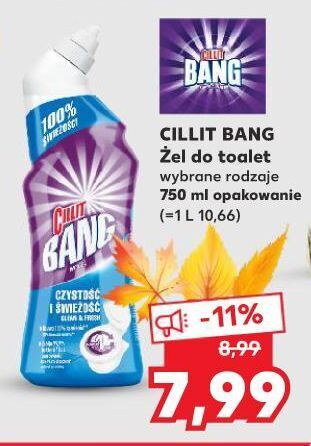 Kaufland Żel do wc czystość i świeżość cillit bang oferta