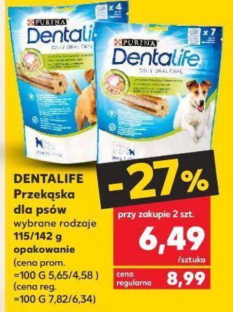 Kaufland Przysmak dla psa small purina dentalife oferta