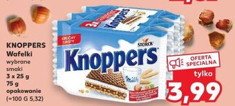 Kaufland Wafelek knoppers oferta