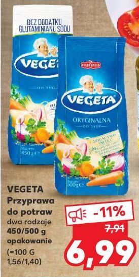 Kaufland Przyprawa do potraw vegeta oferta