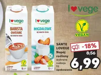 Kaufland Napój barista owsiane sante i love vege oferta