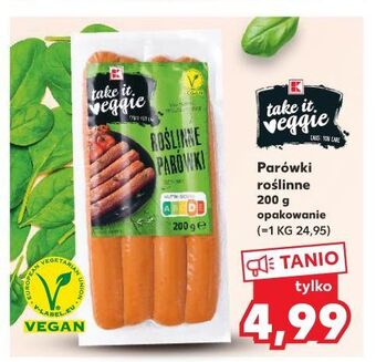 Kaufland Roślinne parówki k-take it veggie oferta