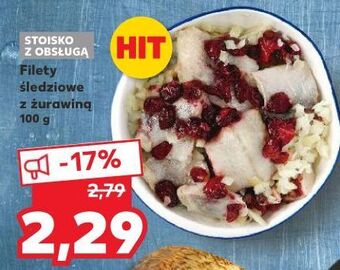 Kaufland Filet śledziowy z żurawiną oferta
