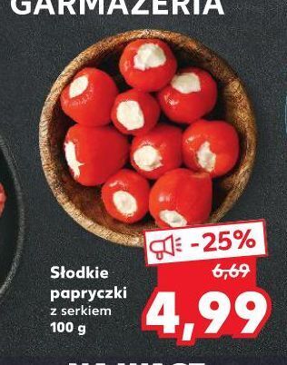 Kaufland Papryczki nadziewane serkiem czerwone oferta