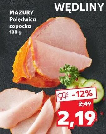 Kaufland Polędwica sopocka mazury ełk oferta