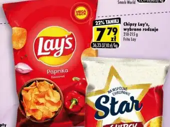 Nasze sklepy Frito Lay chipsy lay's 210-215g oferta