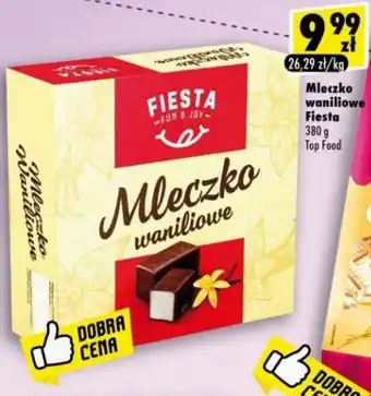 Nasze sklepy TopFood mleczko waniliowe Fiesta 380g oferta